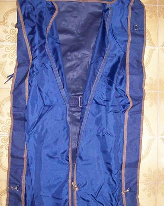 Copriabito da viaggio tipo borsa tracolla bluscuro