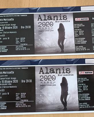 Biglietti concerto Alanis Morissette 