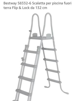Scaletta Bestway per piscina 132 cm
