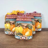 n.5 barattoli decorativi per pareti