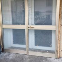 Finestre e Porte Finestre Alluminio Usate con Tela