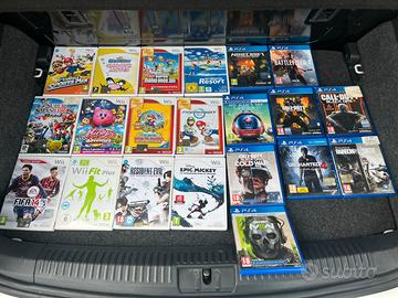 Giochi PS4 e Wii