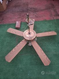 Ventilatore da parete  con lampadario
