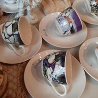 6 tazzine Nimis decorate Aldo Lanciano