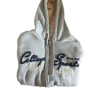 Felpa grigia College Sports