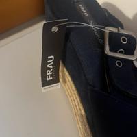 Sandali Frau blu con zeppa misura 39