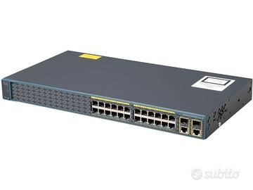 Cisco Catalyst WS-C2960+24PC-S NUOVO MAI APERTO