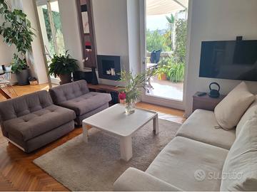 set due poltrone Amanta di arch.Mario Bellini C&B 