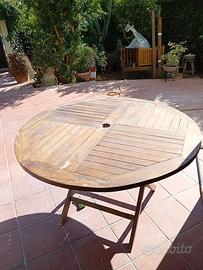 tavolo giardino in teak 