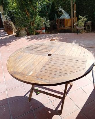 tavolo giardino in teak 