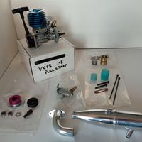 Motore Glow plug .18 nitro R/C scala 1/10