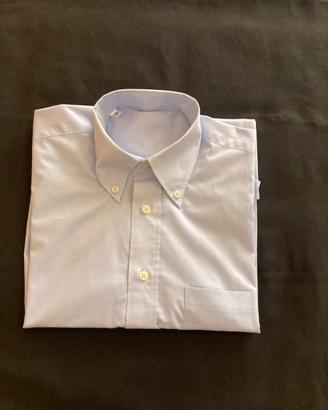 Camicia 38 maniche corte azzurra - Coop