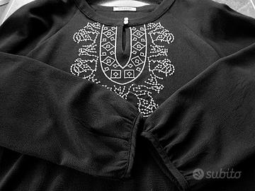 Camicia con ricamo etnico