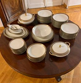 Servizio Eschenbach Bavaria 12 pt bordo blu e oro