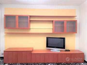 Mobile soggiorno in ciliegio come nuovo