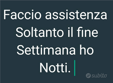 Uomo badante/assistente disponibile