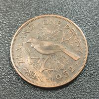 moneta 1 penny 1952   - nuova Zelanda
