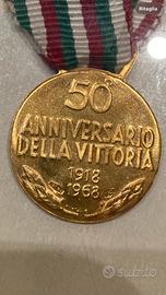 Moneta oro 50.mo Anniversario Vittoria 1918-1968