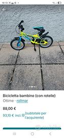 bicicletta per bambino