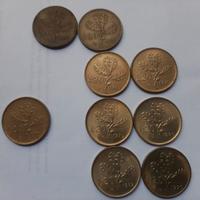 Monete da 20 lire diversi anni