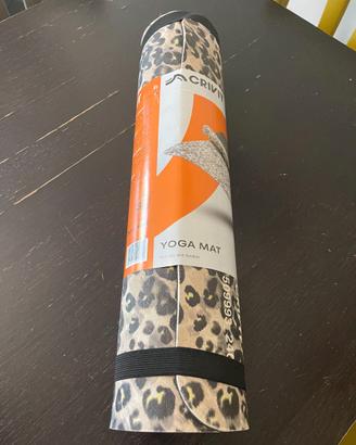 Tappetino yoga leopardato 3mm Crivit - NUOVO