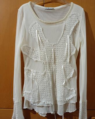 Maglia color panna