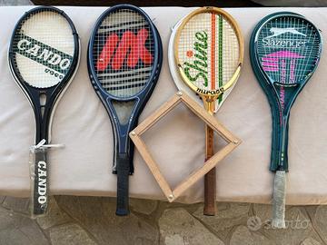 Lotto 4 Racchette Tennis Vintage – Head, Slazenger