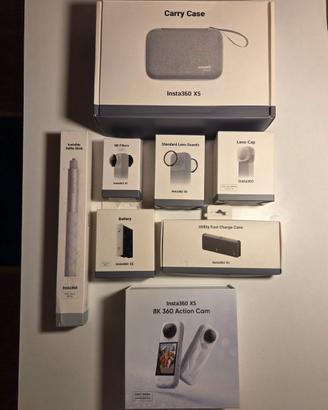 Insta 360 x5 white