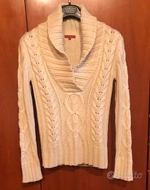 Maglione donna collo a scialle  a tg S