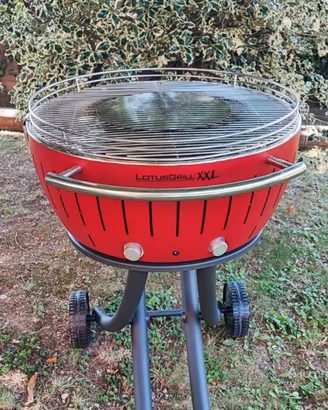 Barbecue carbonella LotusGrill XXL colore rosso