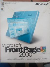 MICROSOFT FRONTPAGE 2000 ORIGINALE COMPLETO