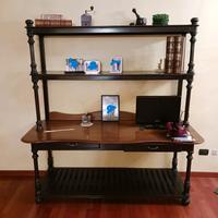 Scrivania e alzata  (étagère)