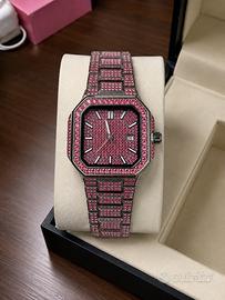 Orologio luxury uomo, red style
