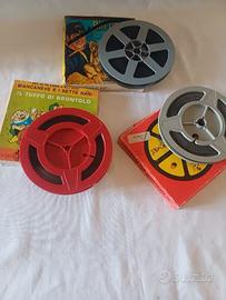 3 pellicole film super 8 biancaneve rin tin tin