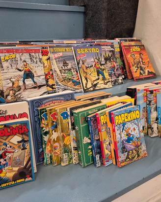 fumetti zagor, zagor maxi, topolino, paperino