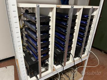 Rig Workstation / Mining con 6 GPU AMD Radeon RX5