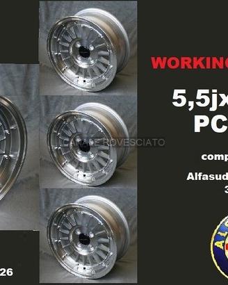 Cerchi lega scomponibili 13 Alfa 33 75 alfasud