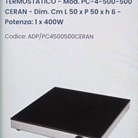 Piano caldo elettrico 