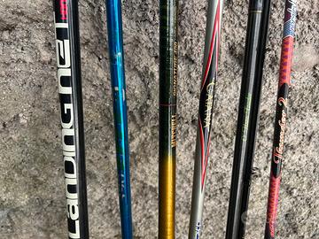 Attrezzatura da pesca canne e mulinelli