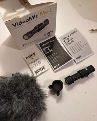 Rode videomic Me-L microfono