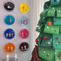 Scaffale portaoggetti rotondo con scatola cieca