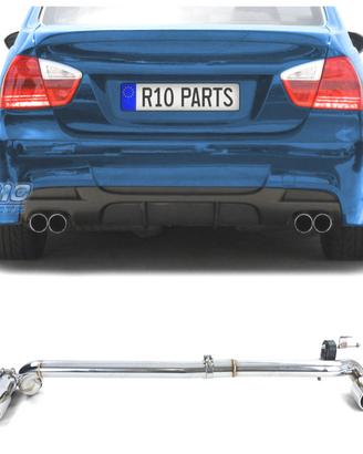 KIT CONVERSIONE SCARICO BMW E90 E91 LOOK M DOPPIO 