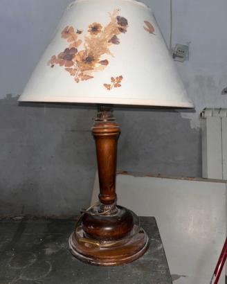 Abat jour Vintage In Legno tornito