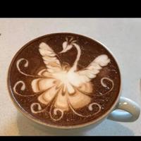 Barista caffetteria latte art