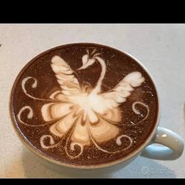 Barista caffetteria latte art
