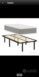 Materasso ortopedico e rete a doghe