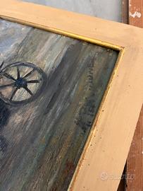 Quadro “2 Carrozze con cavalli”