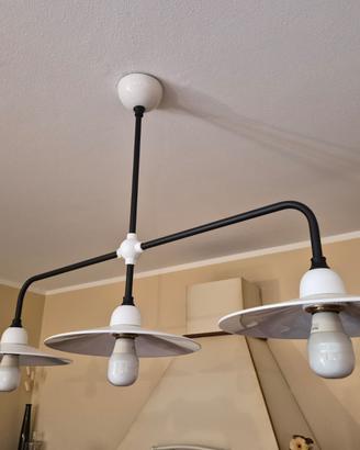 Lampadario da soffitto 3 luci in ceramica