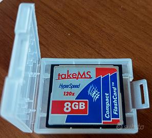 Scheda di memoria TakeMS Compact Flash 8 GB