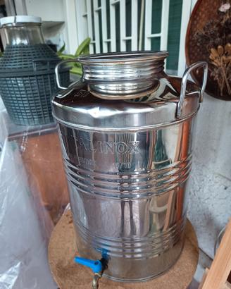 contenitore metallo per olio 50 l pari al nuovo